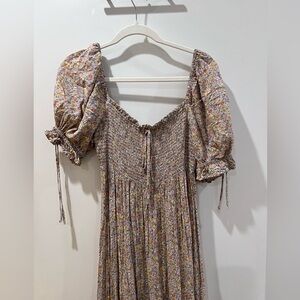 Maxi cottage core floral Auguste dress